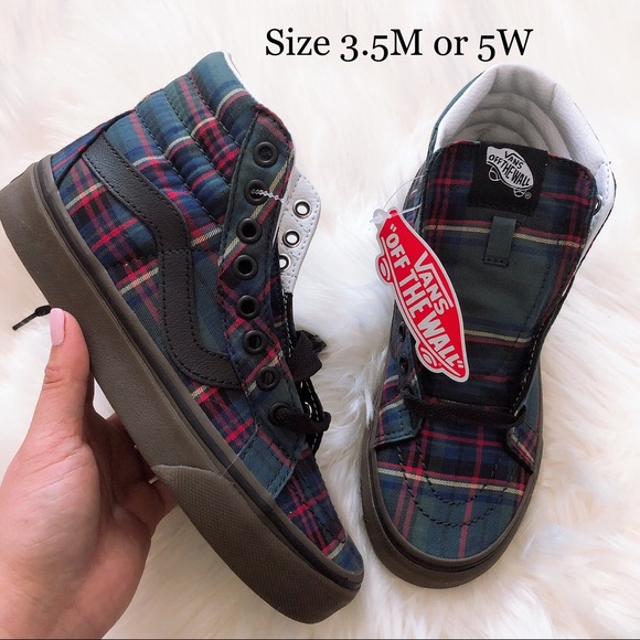 VANS TARTAN GUM SK8-HI REISSUE ( Sz 5W / 3.5M ) - Picture 2 of 8